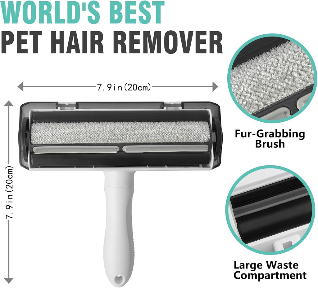 Pet Hair Remover Rollers,Lint Roller for Pet Hair (White)