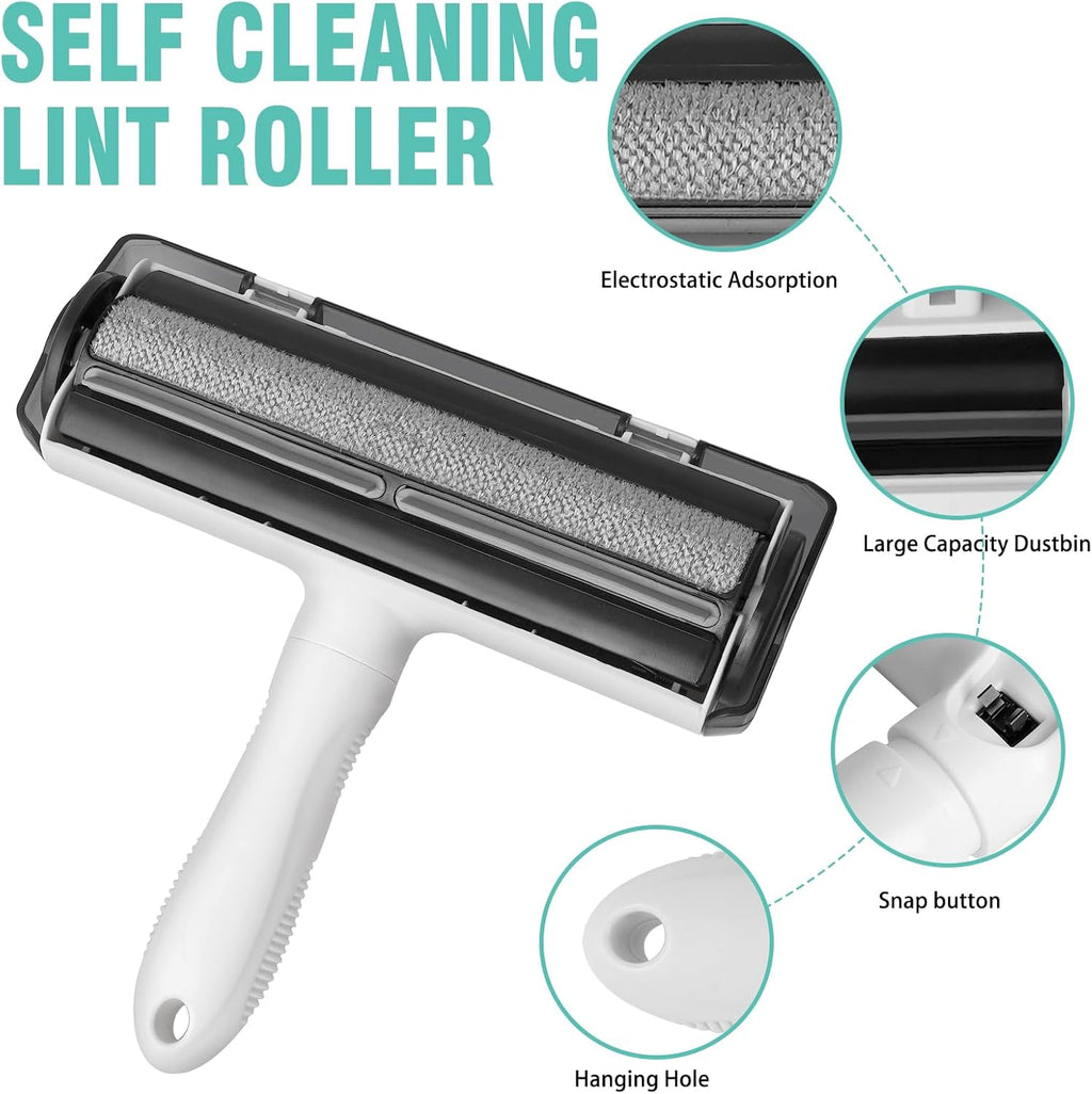 Pet Hair Remover Rollers,Lint Roller for Pet Hair (White)