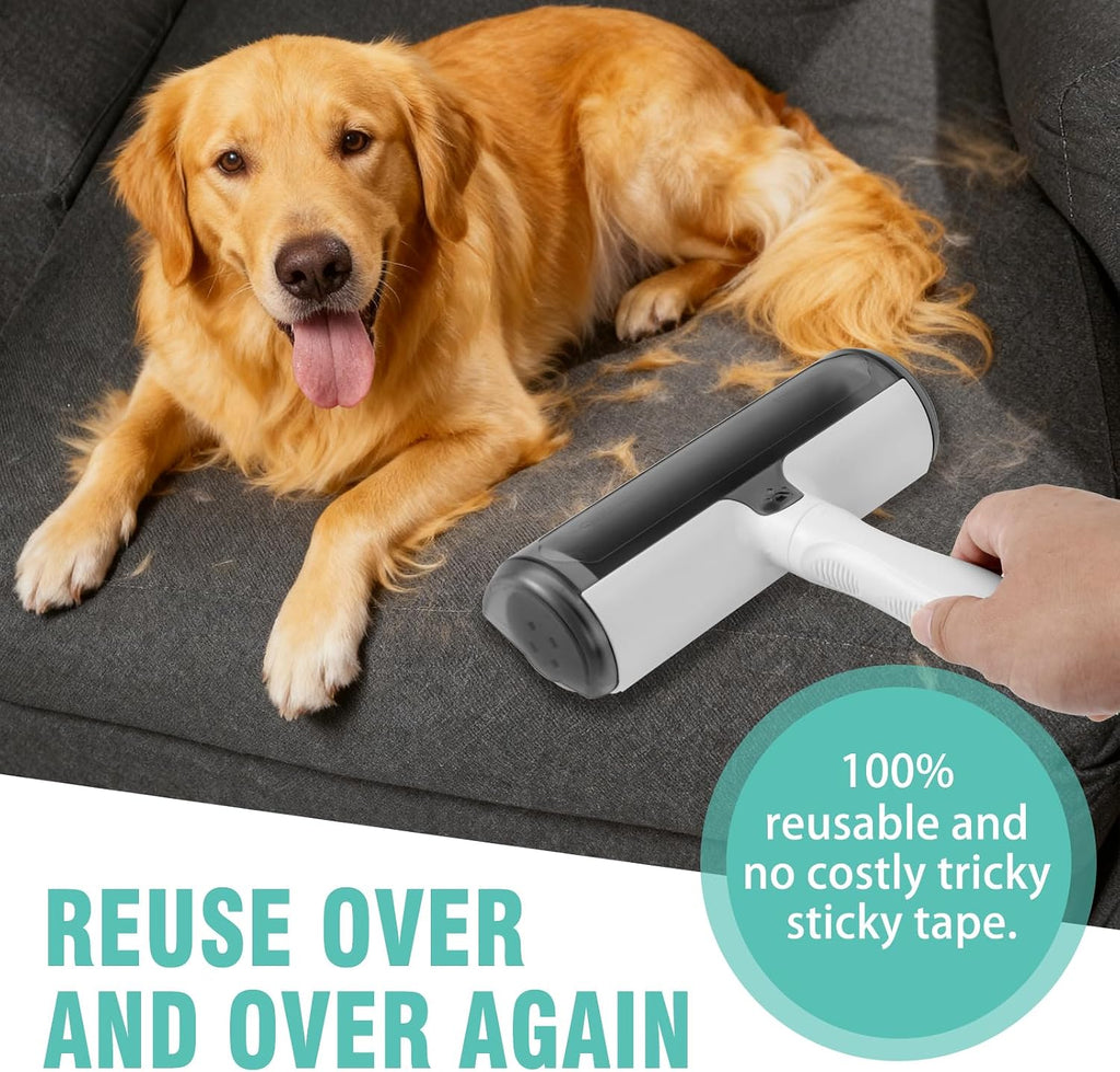 Pet Hair Remover Rollers,Lint Roller for Pet Hair (White)